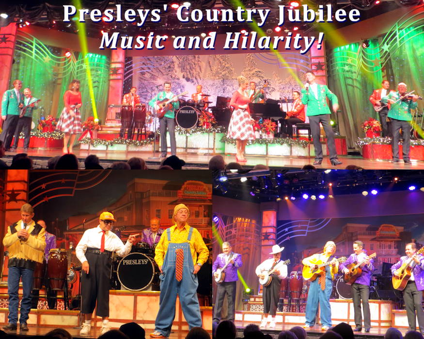 The Presleys' Country Jubilee show is a one-of-a-kind mix of country, gospel, bluegrass and hilarious comedy in Branson, Missouri. This scene is from a show during the city's annual Veterans Week in November 2018, the largest tribute to military veterans in the USA. (Photo by USA Patriotism!)